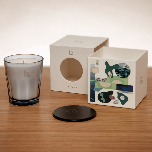 【キャンドル】ビーガンフレグランスキャンドル　【lo】to the sea To The Sea Candle – LO Studio
